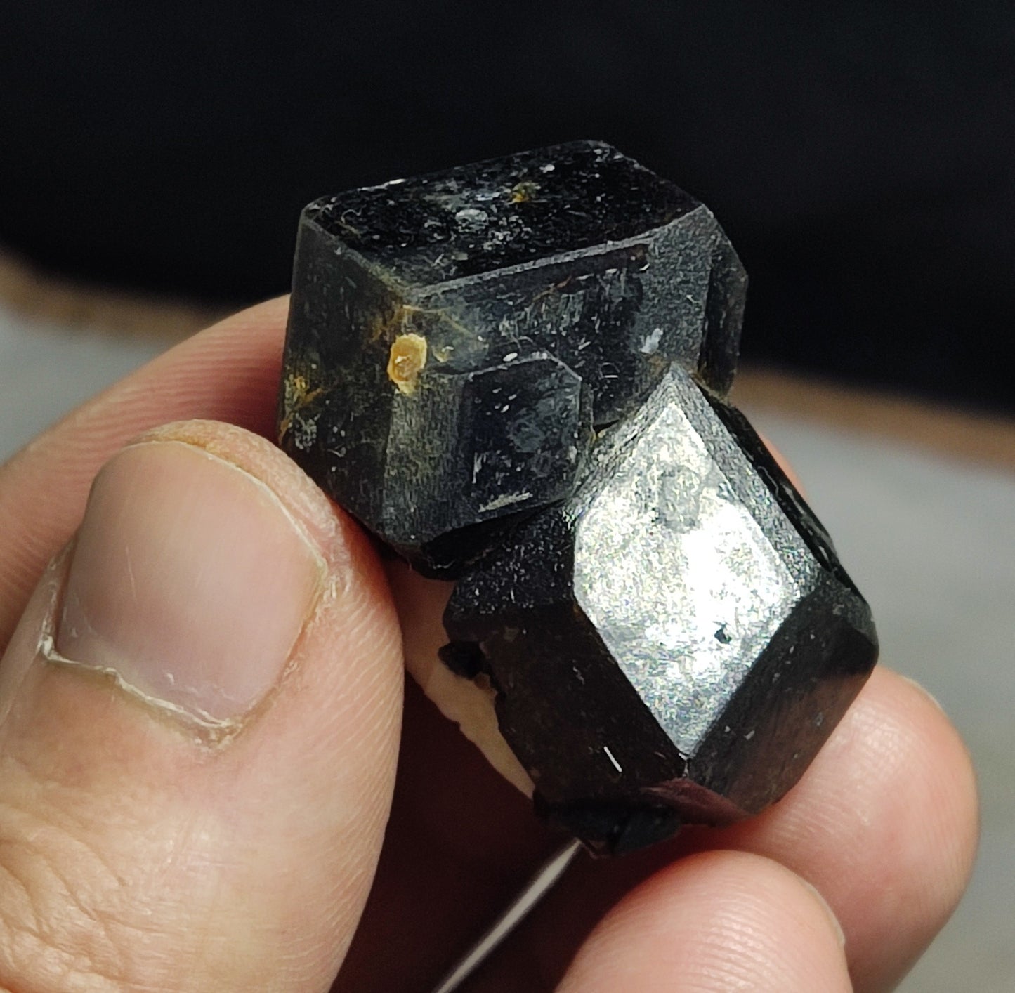 Natural Twin Andradite Garnets Specimen 36 grams