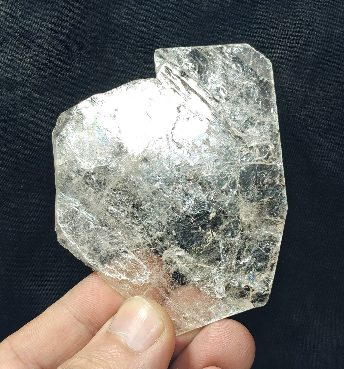 Natural Topaz crystal tabular transparent 64 grams