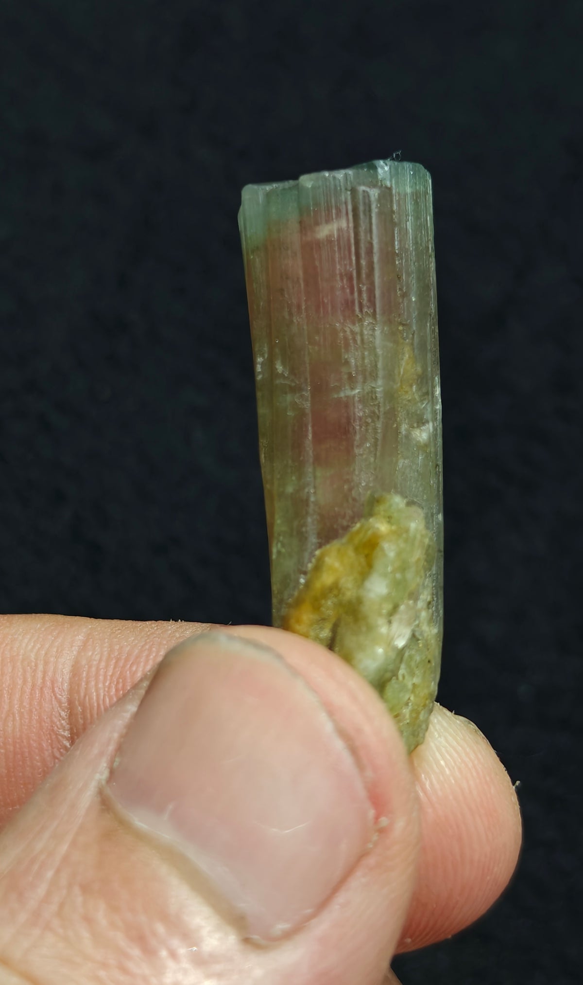 Natural watermelon Tourmaline crystal 45 carats