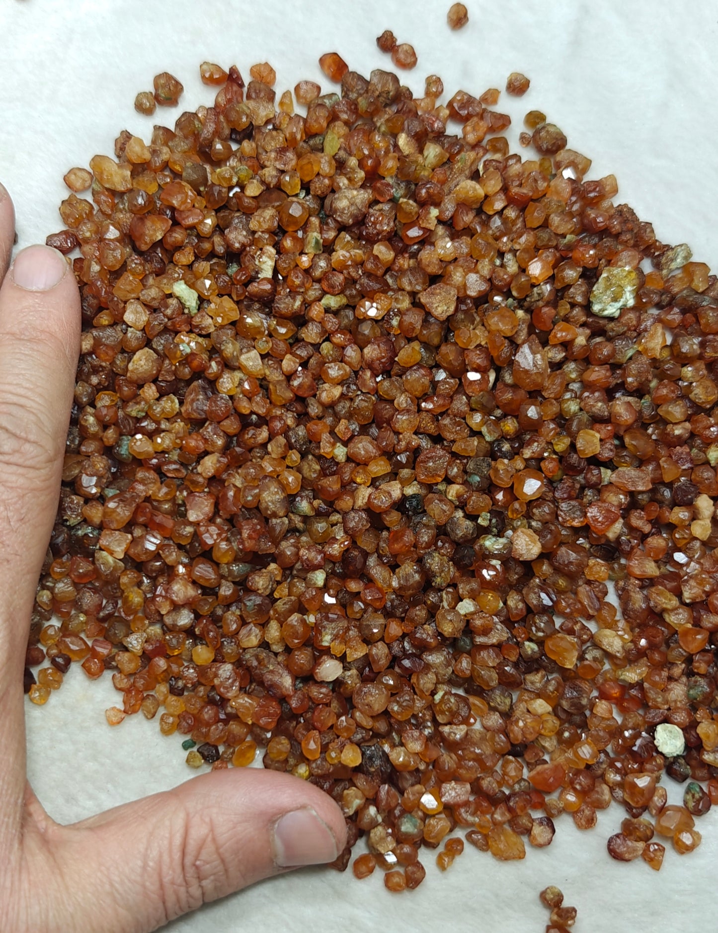 500 grams grossular garnet collection