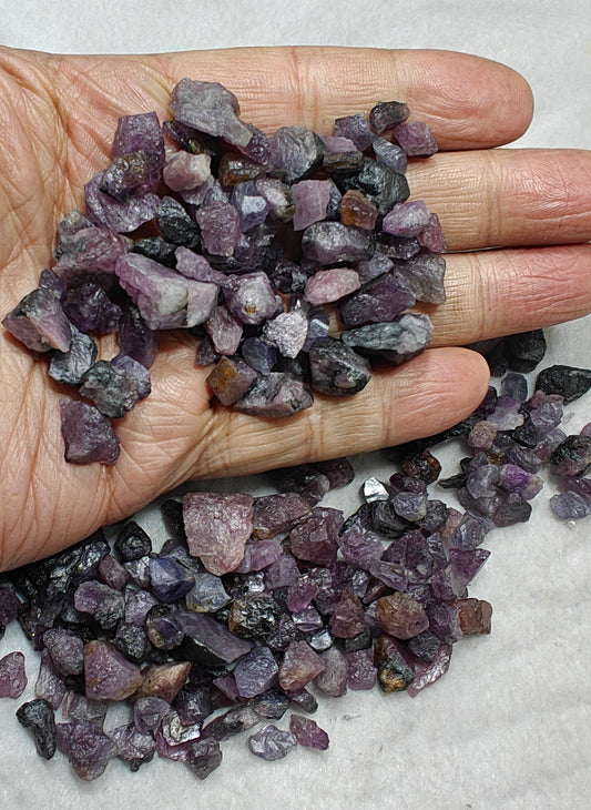 Natural fluorescent spinel collection 160 grams