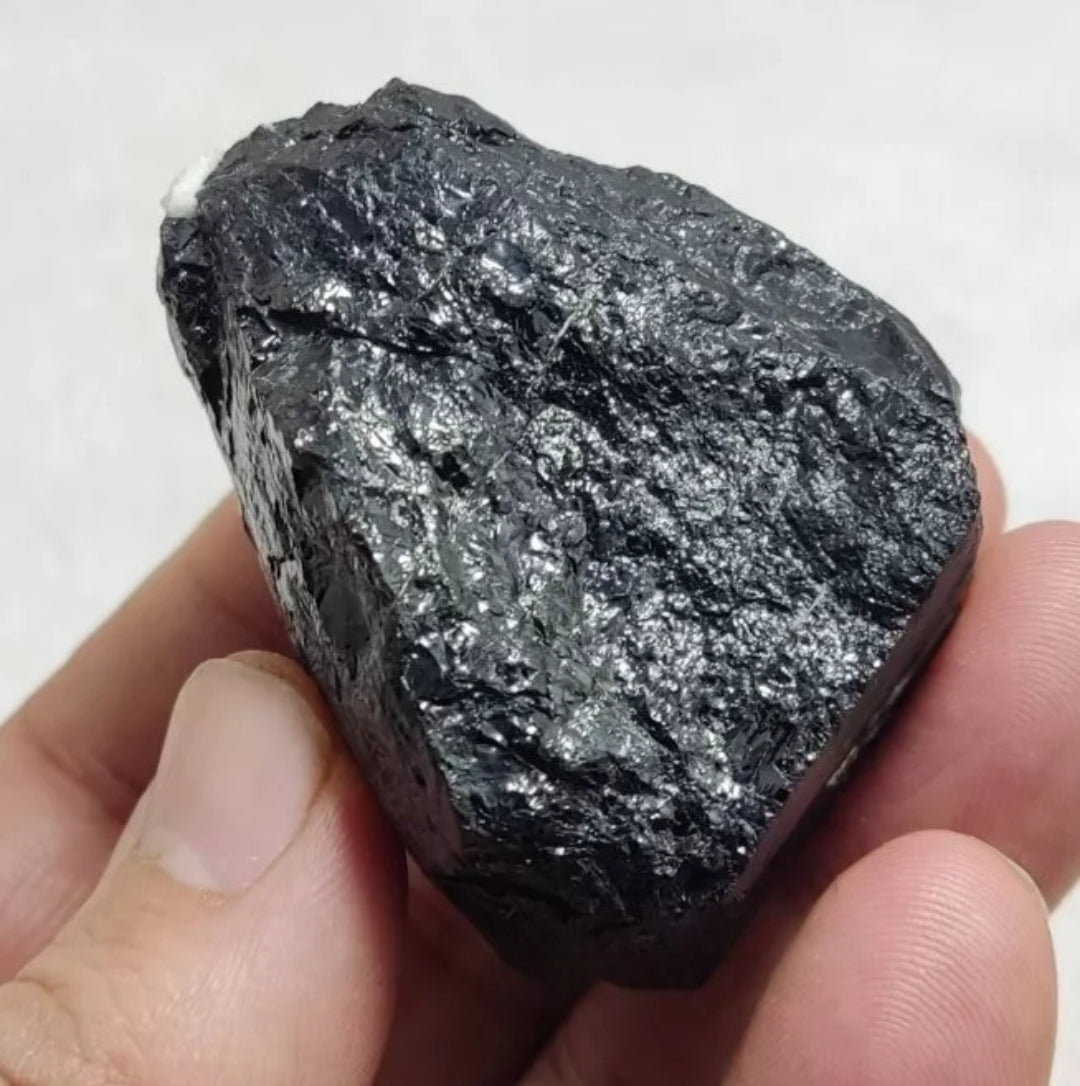 Dark green color Tourmaline crystal specimen 128 grams