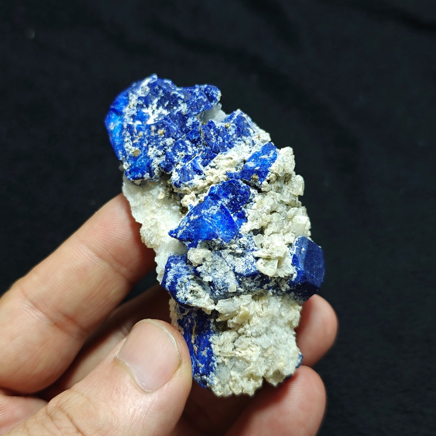 Natural Lazurite/afghanite on matrix with Pyrite 90 grams