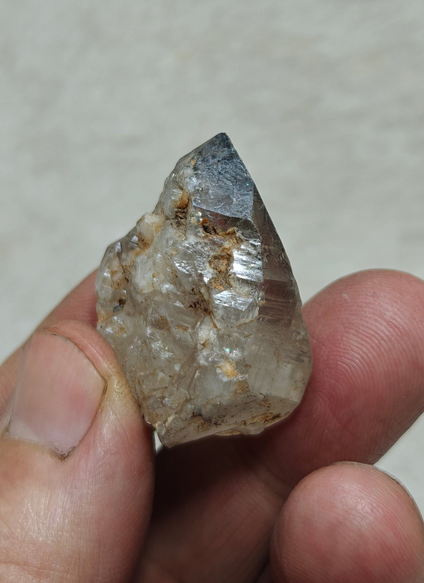 Natural terminated rutiles included quartz crystal 20 grams