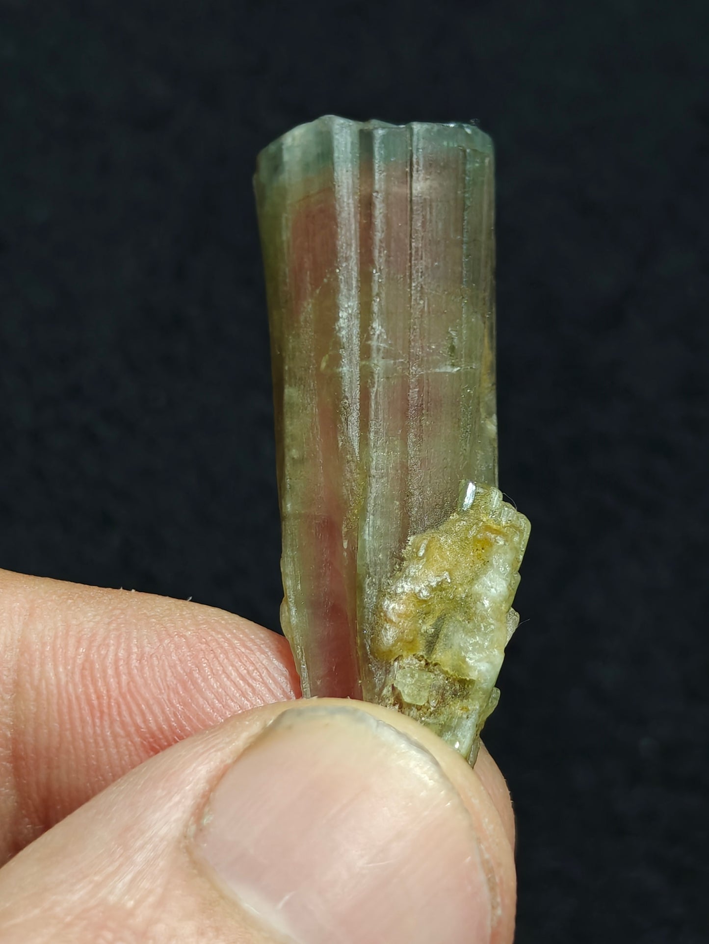 Natural watermelon Tourmaline crystal 45 carats