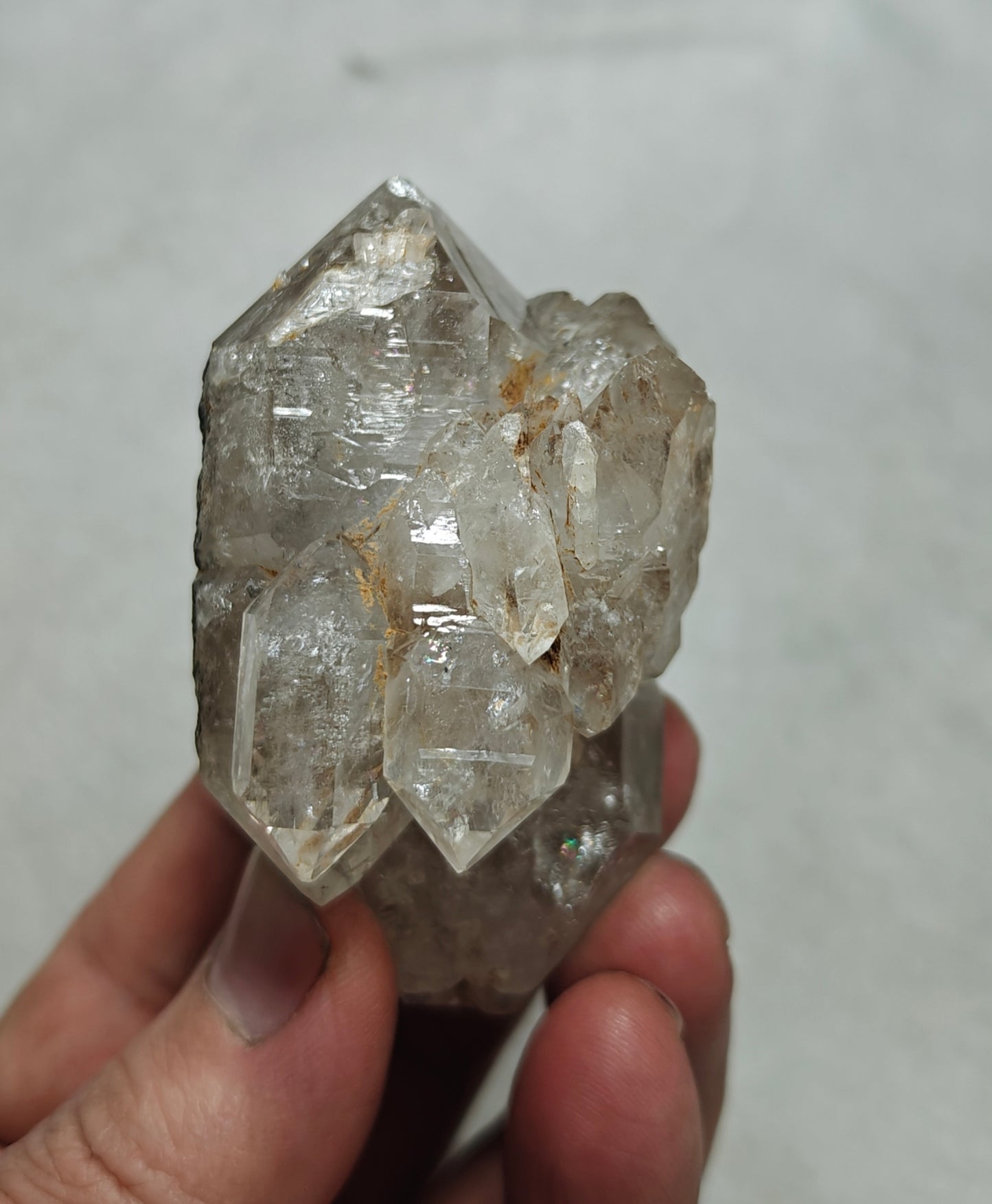 Double terminated skeletal quartz crystal 145 grams