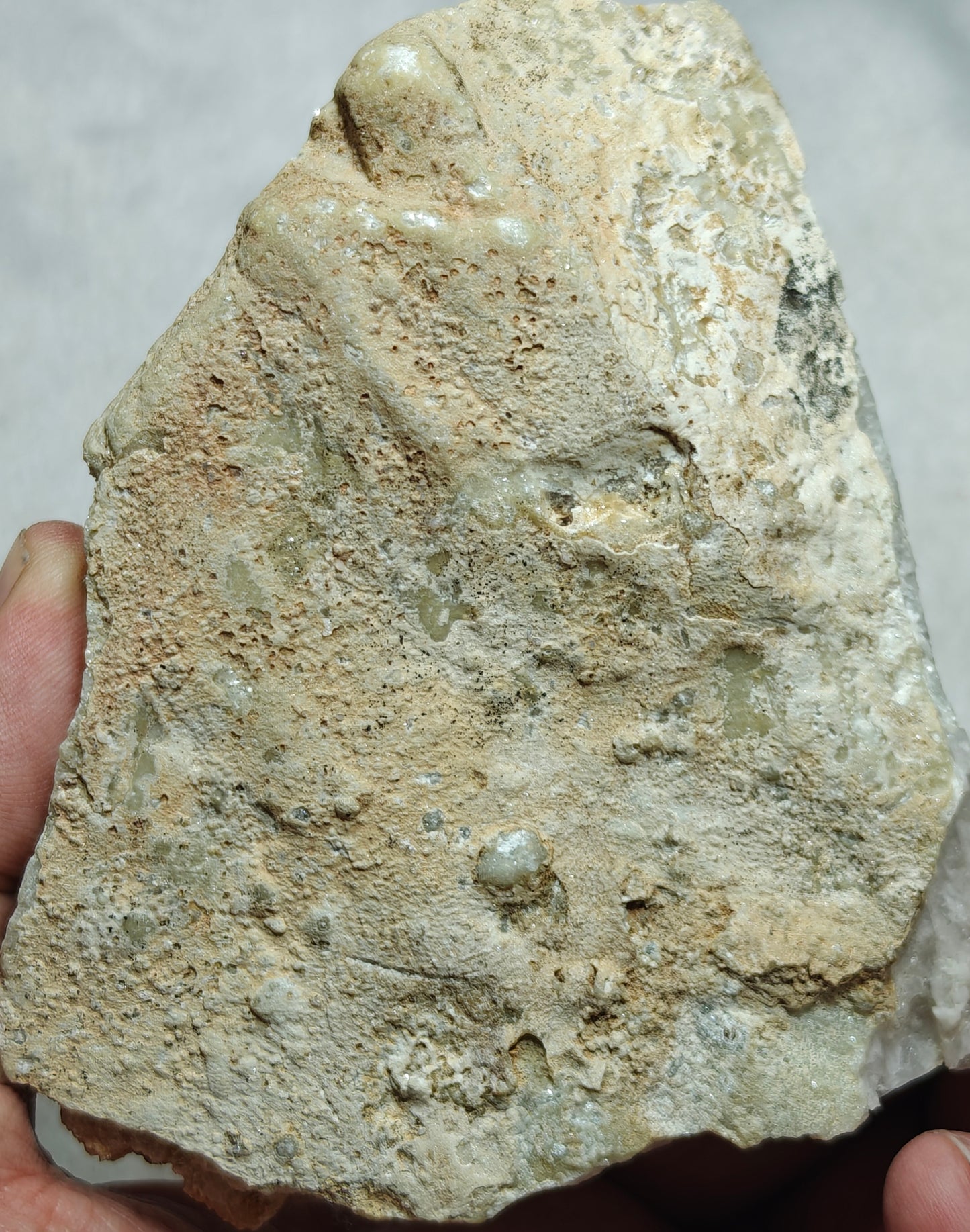 Purple Apatite crystals on matrix 486 grams