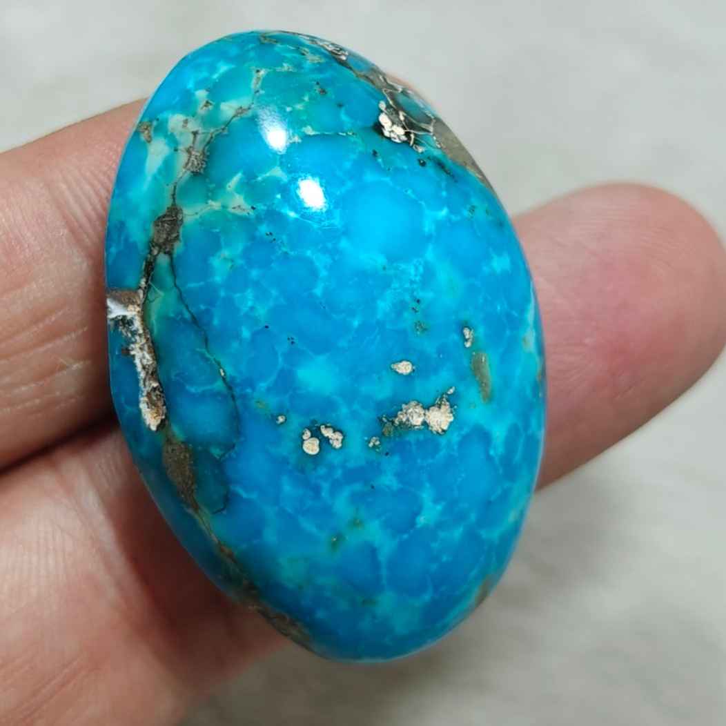 natural stabilized turquoise cabochon 26 grams