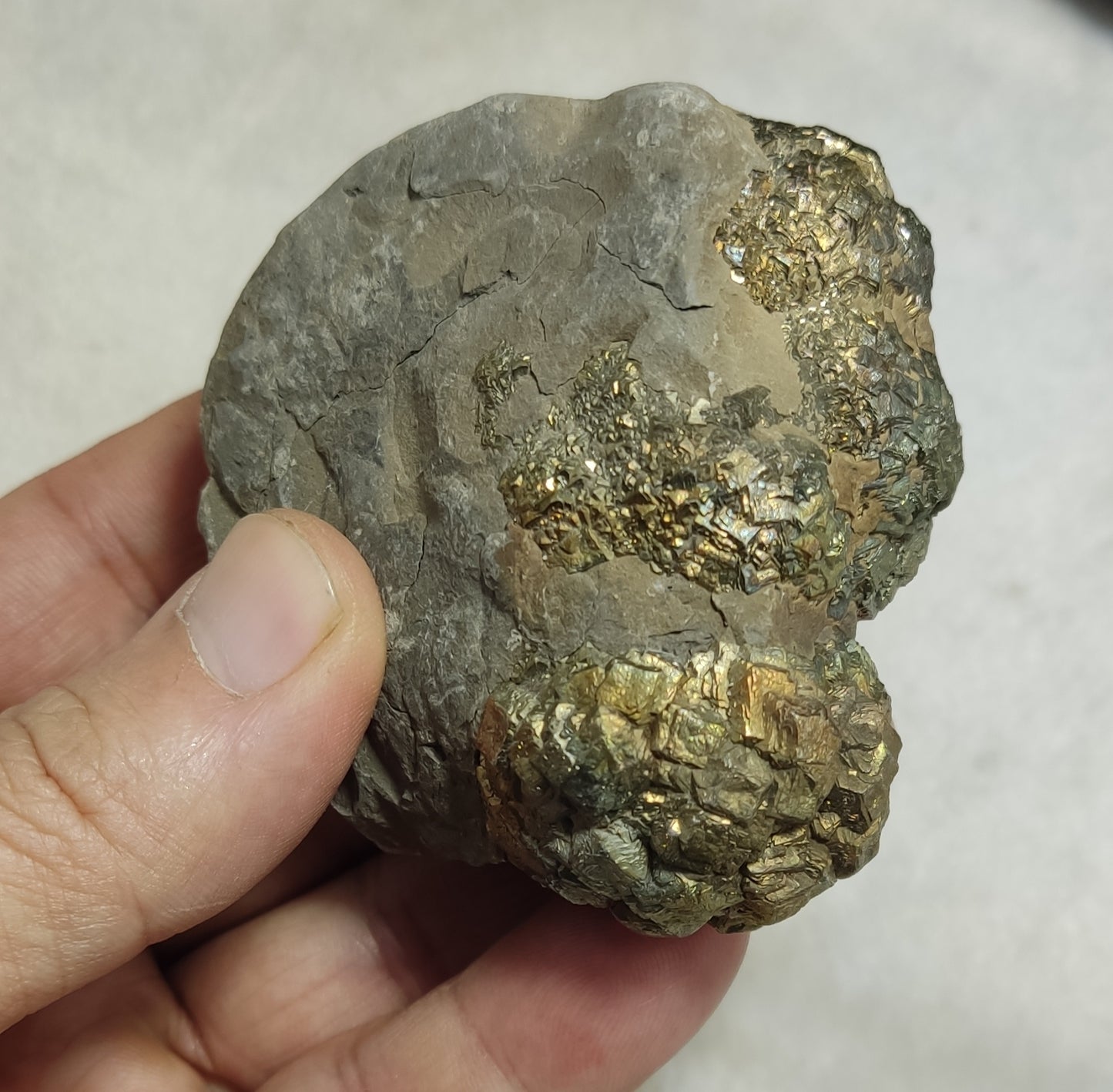 pyrite/marcasite with Iridescent Patterns 356 grams