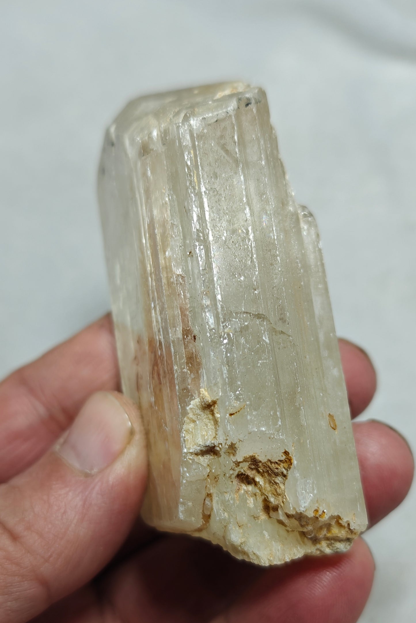 Natural spodumene crystal 248 grams