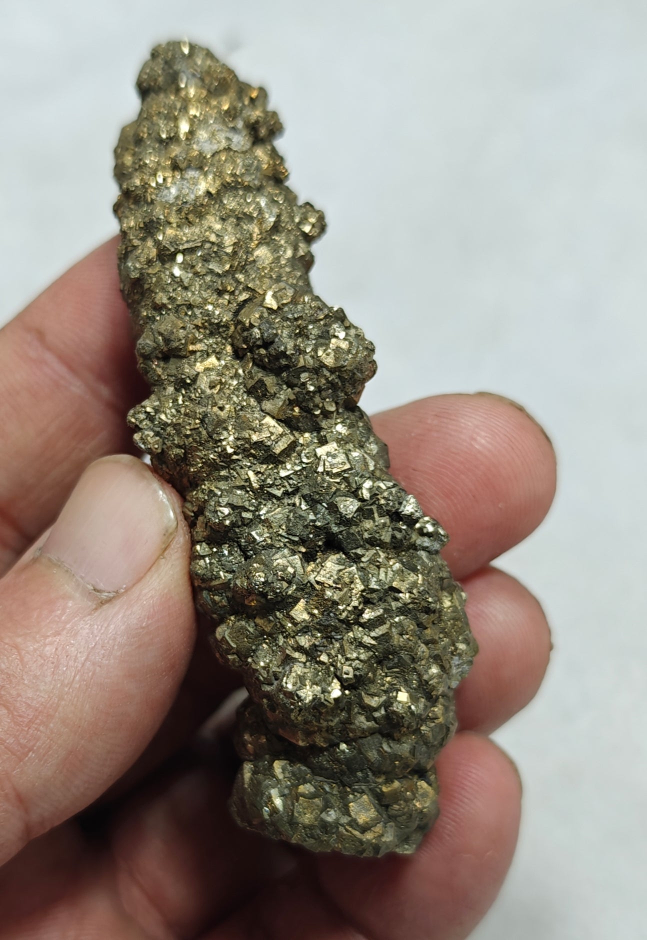 Rocks Gems Minerals Crystals Stones: Natural pyrite specimen 92 grams