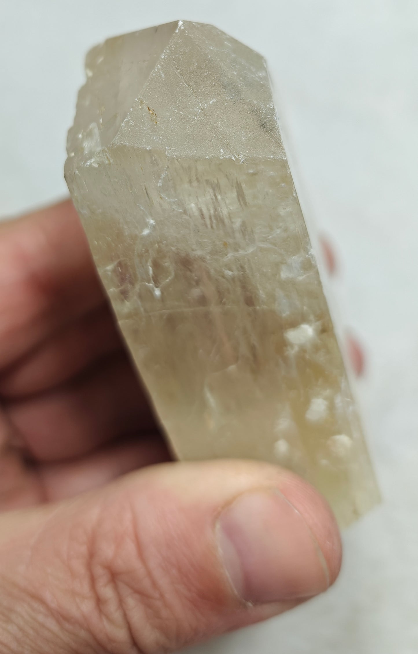 Natural spodumene crystal 248 grams