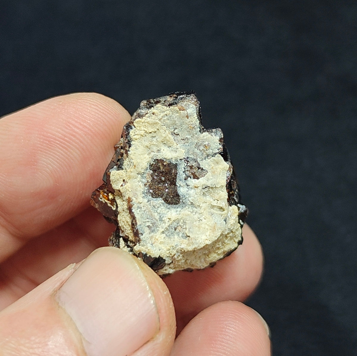 Natural dark brown Vesuvianite 19 grams