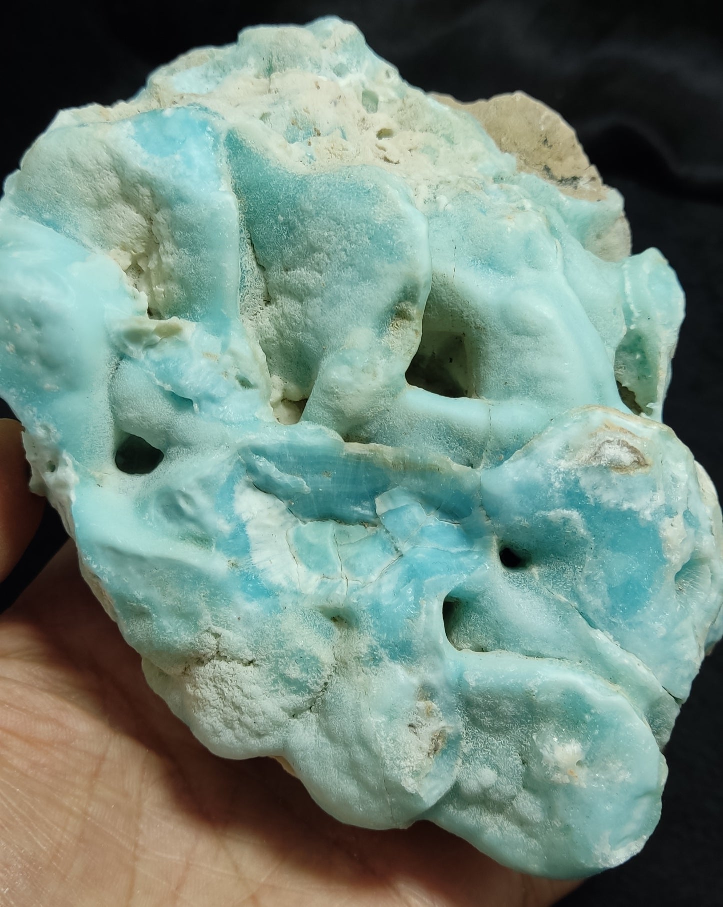 Natural Blue Aragonite 754 grams