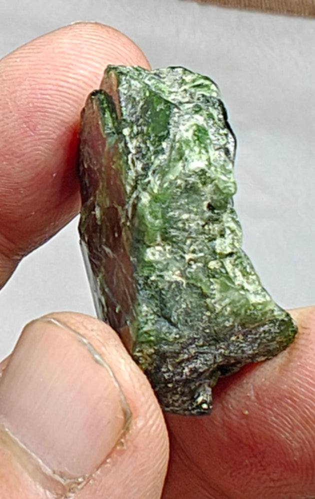 Natural Green diopside crystal 22 grams