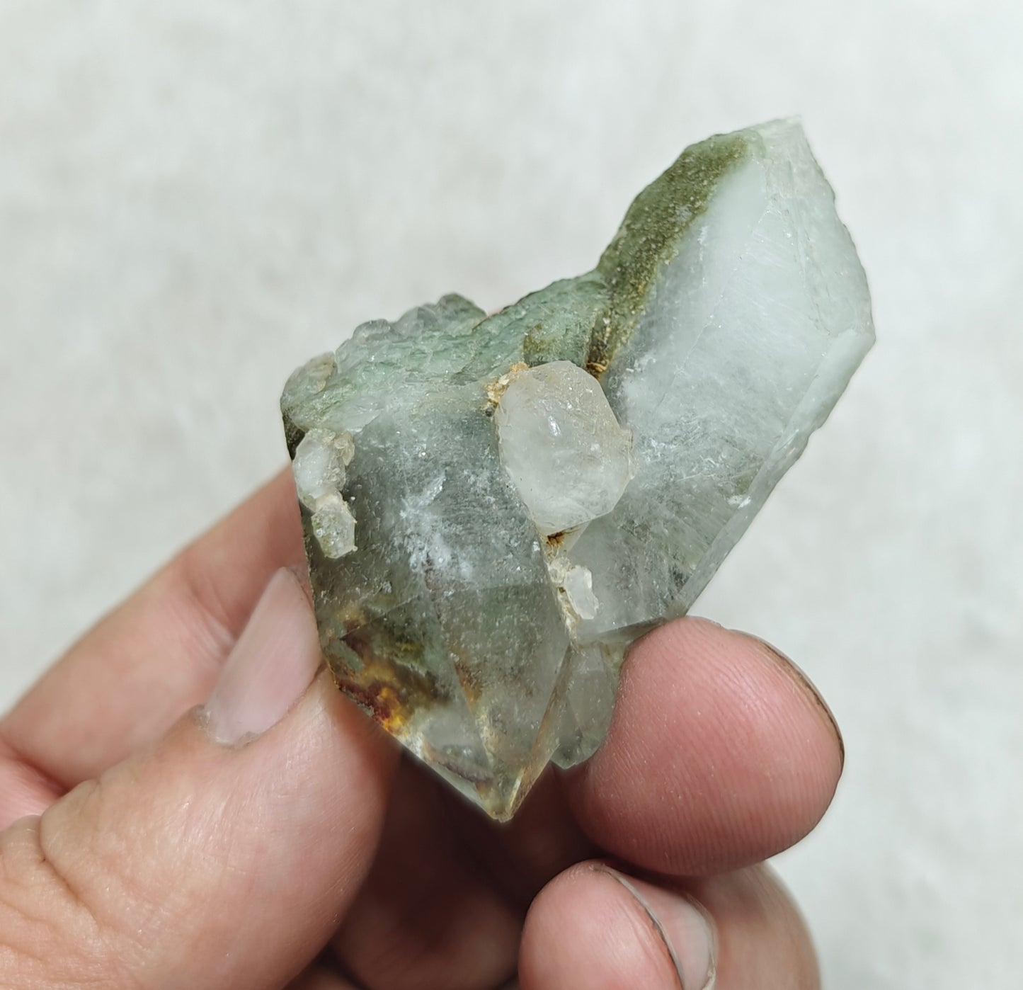 Natural Chlorite Quartz crystal 51 grams