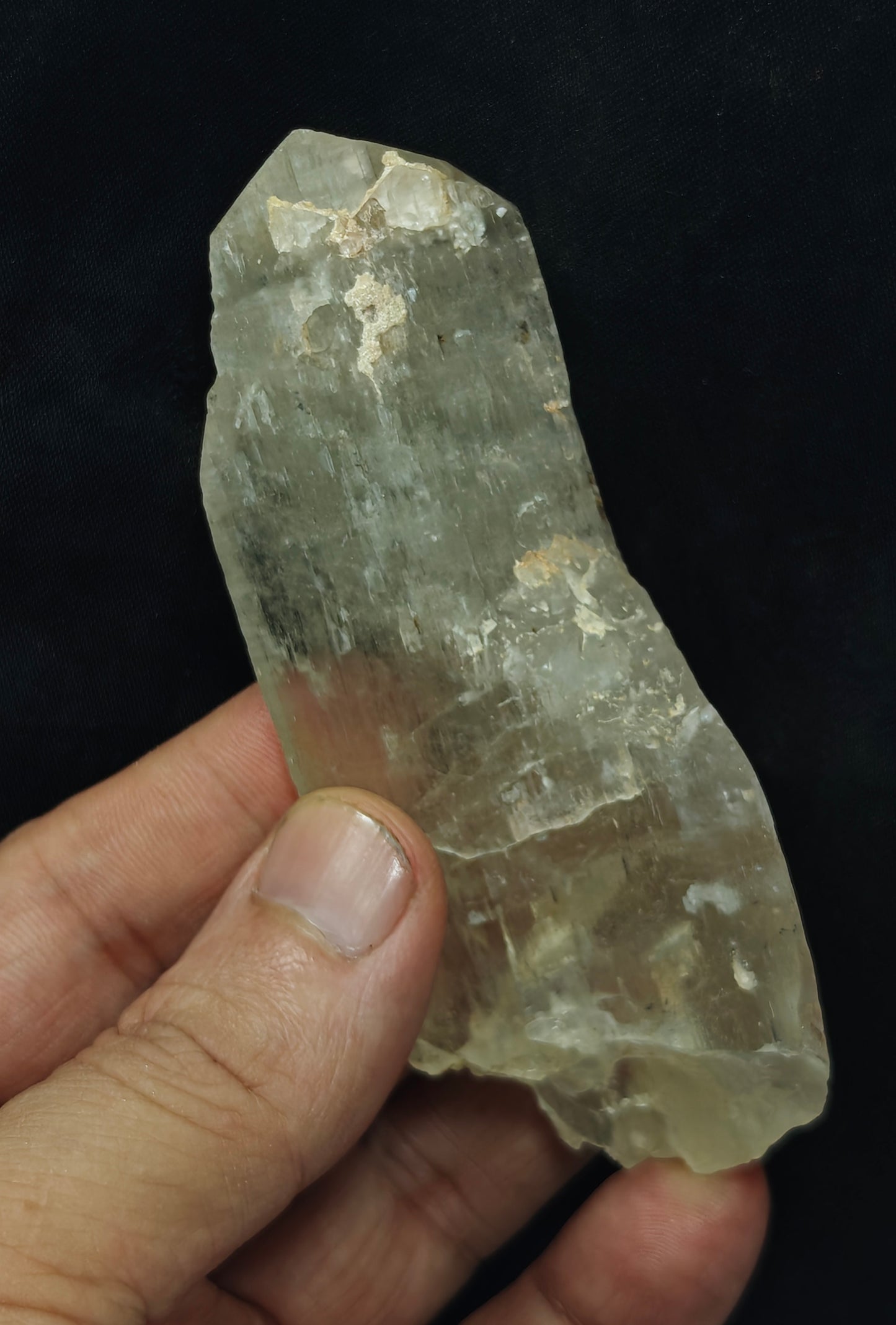 Natural spodumene crystal 167 grams