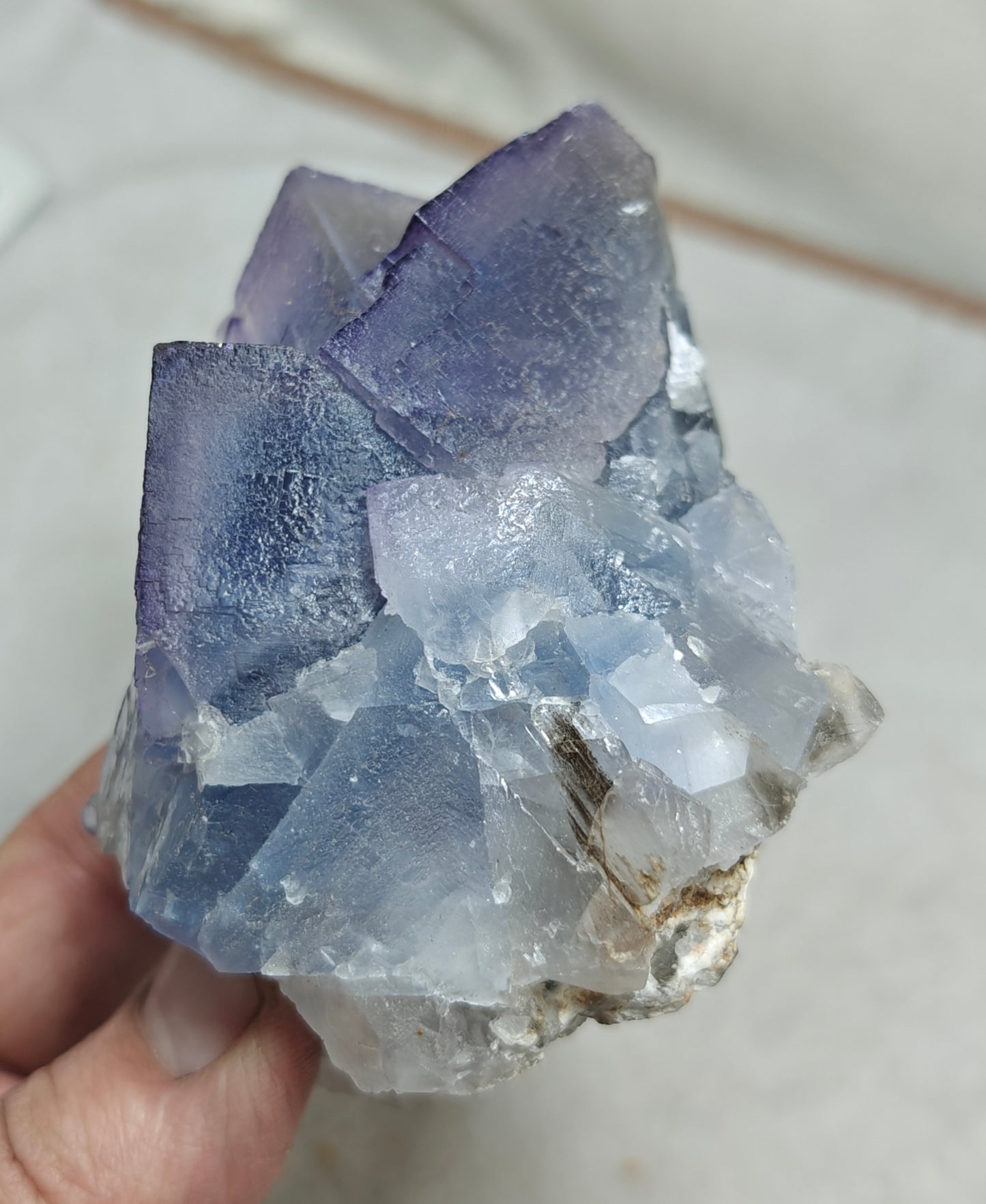 Purple and Blue Fluorite 420 grams