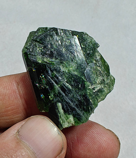 Natural Green diopside crystal 22 grams