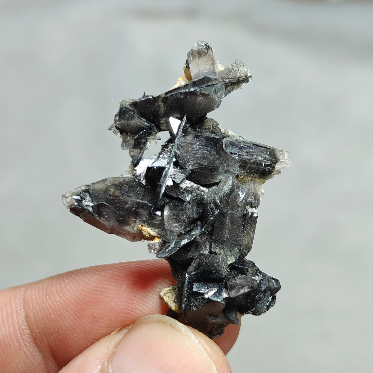 Brookite Quartz thumbnail cluster 6 grams
