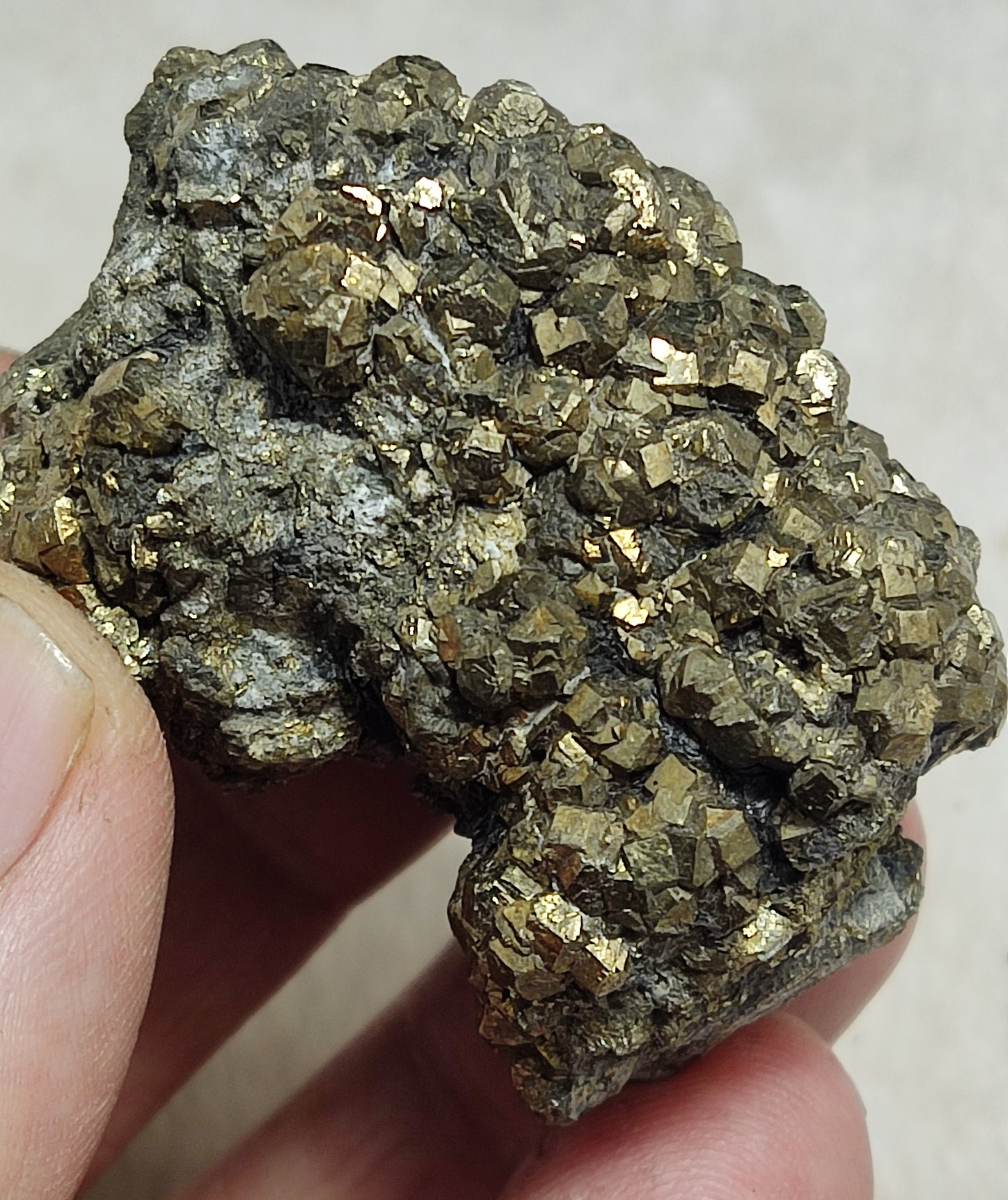 Pyrite marcasite specimen 123 grams