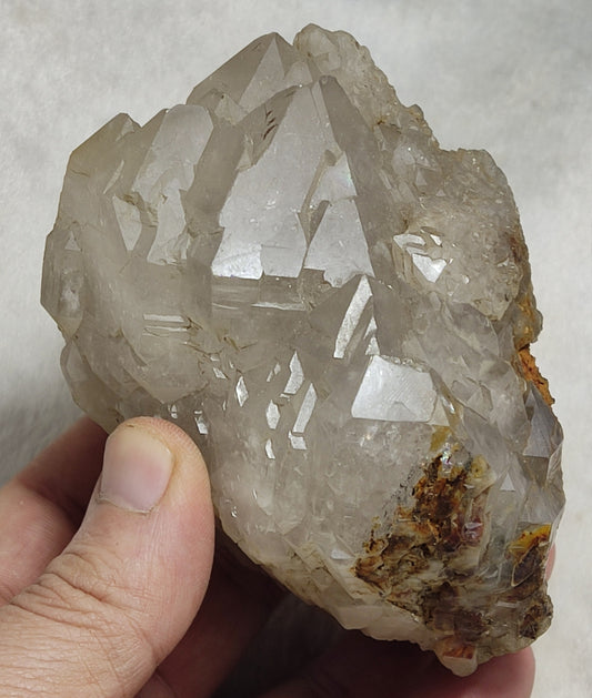 Natural Quartz Crystal Floater Formation Healed Natural Patterns 569 grams