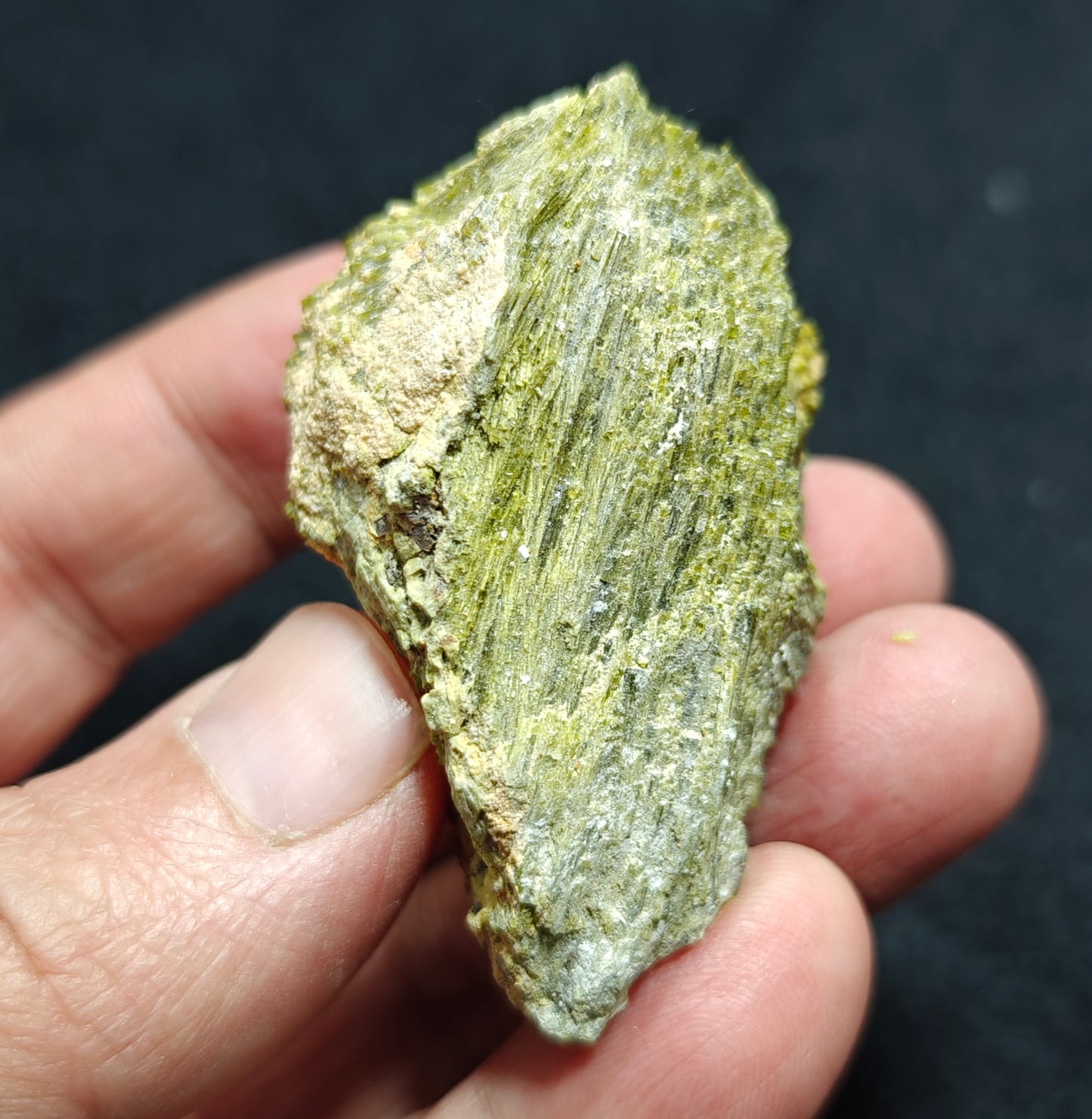 Natural lusterous Epidote cluster 96 grams