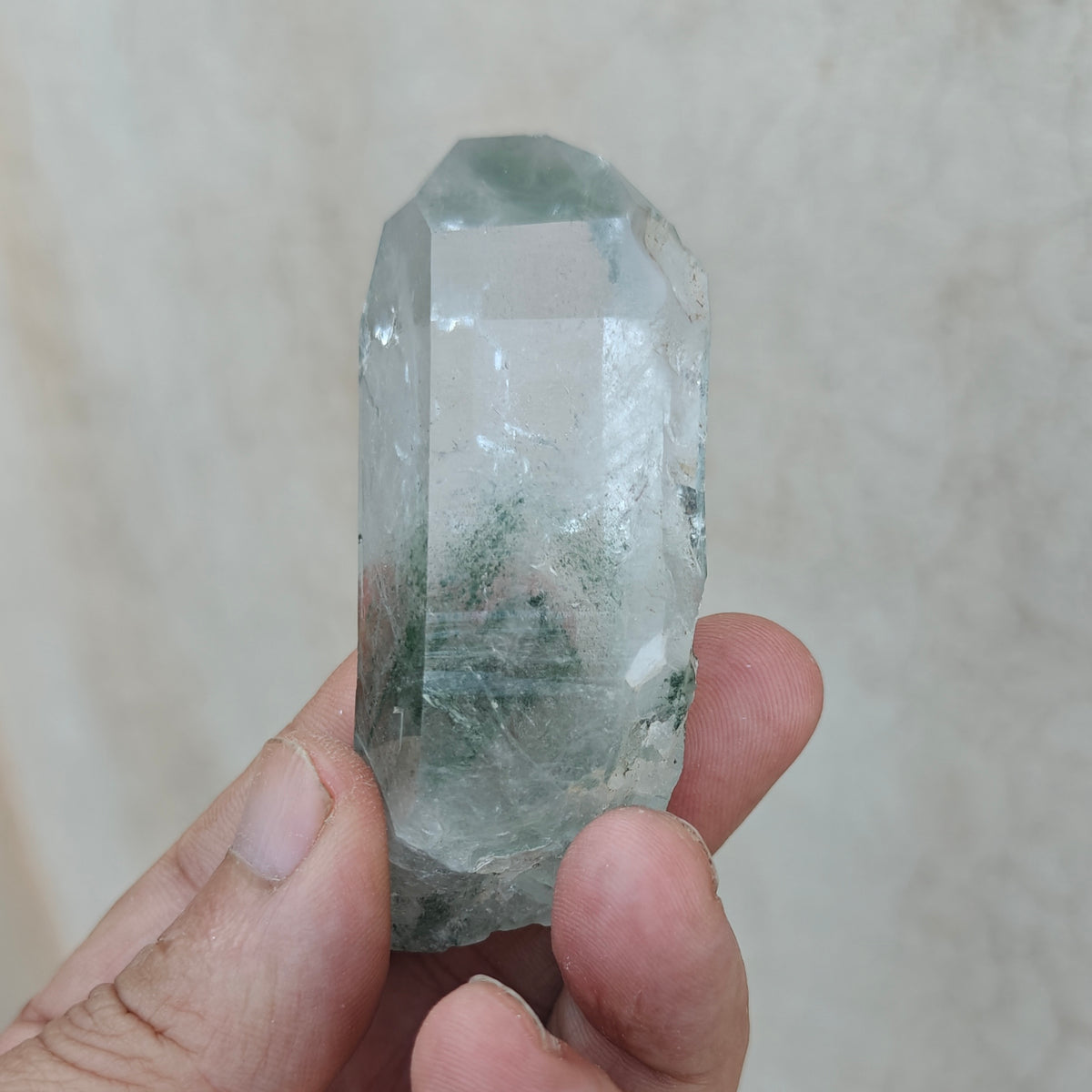 Natural Chlorite Quartz crystal 92 grams