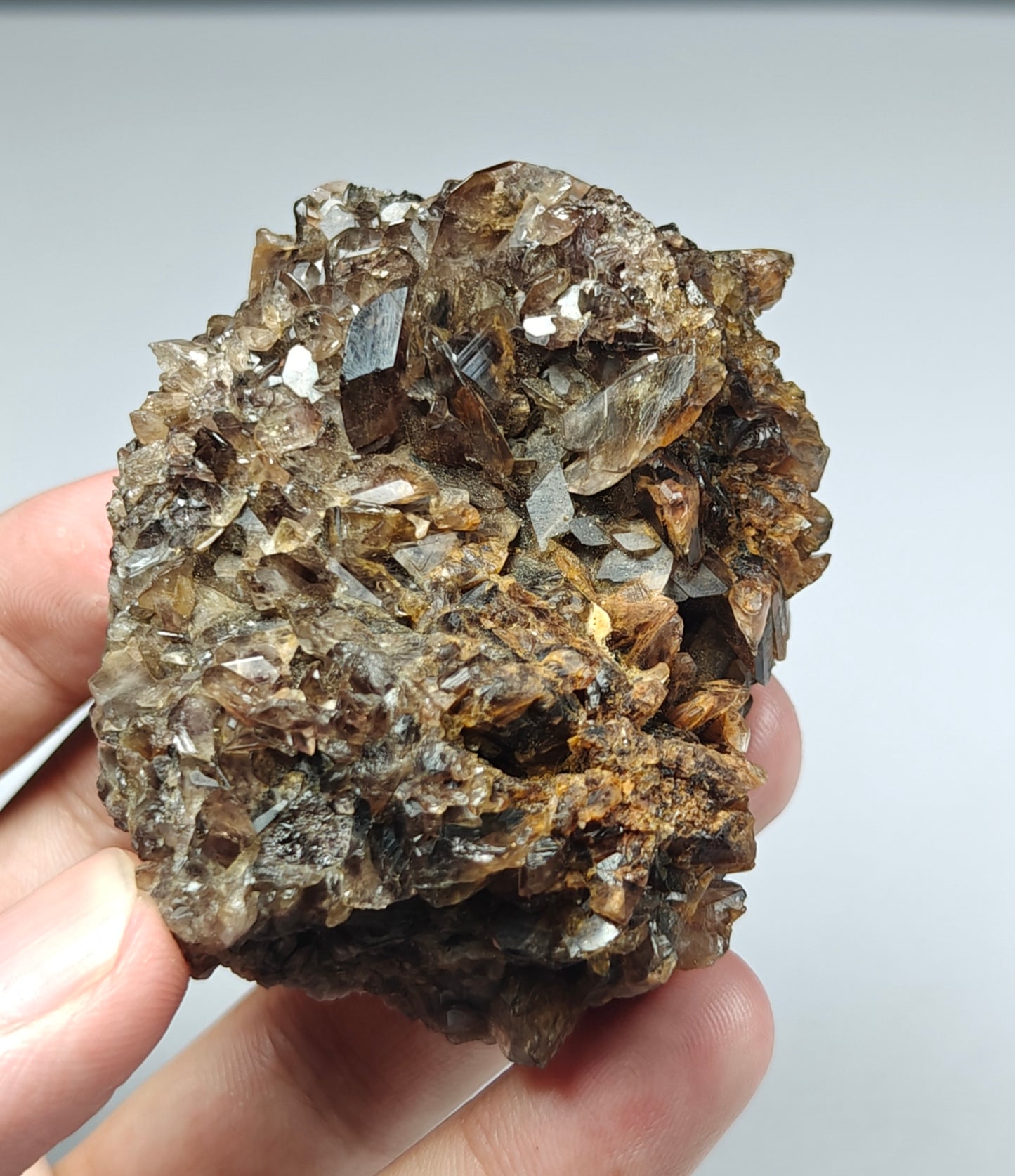 Natural axinite cluster 168 grams