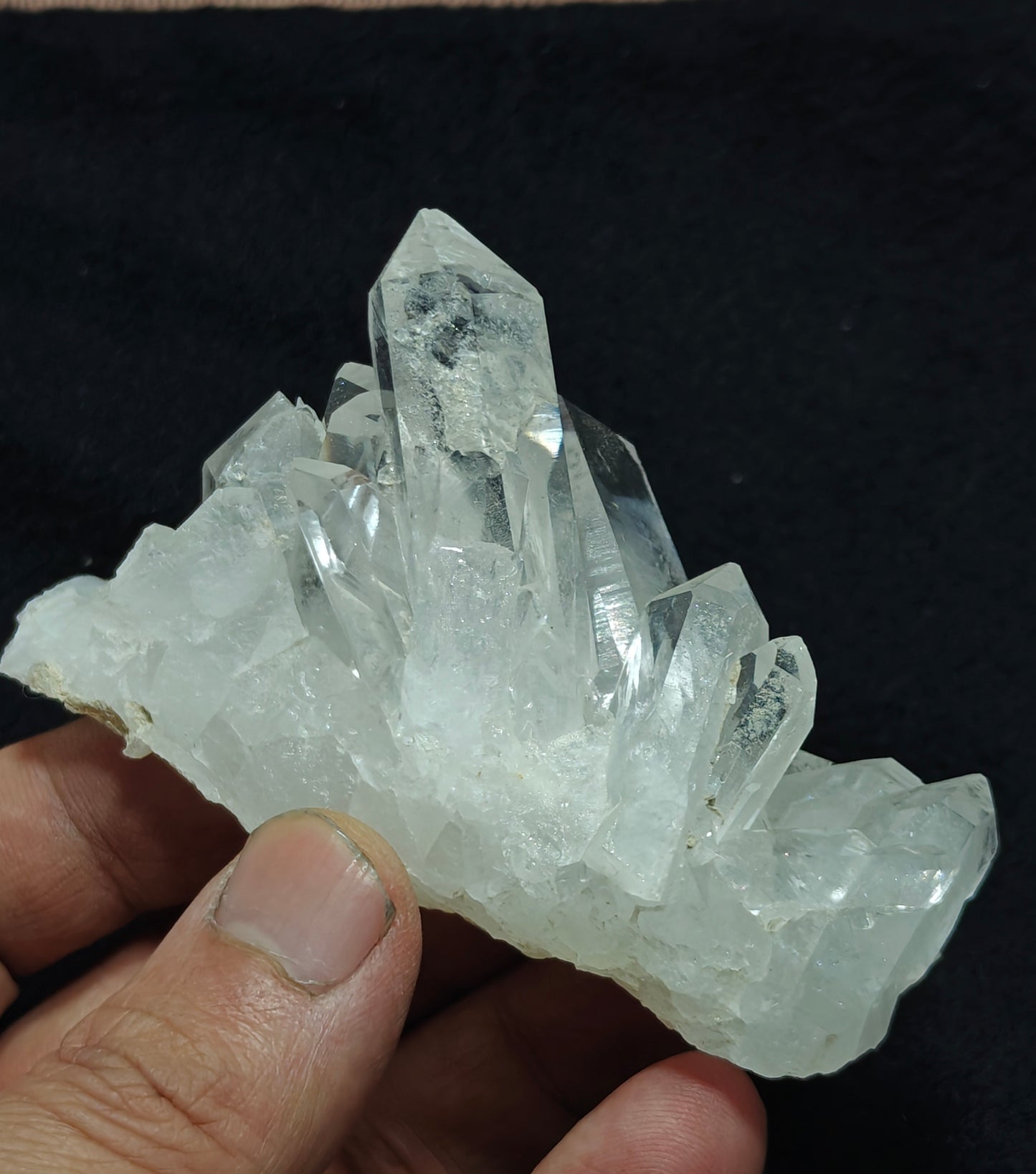 Terminated quartz Crystal 155 grams