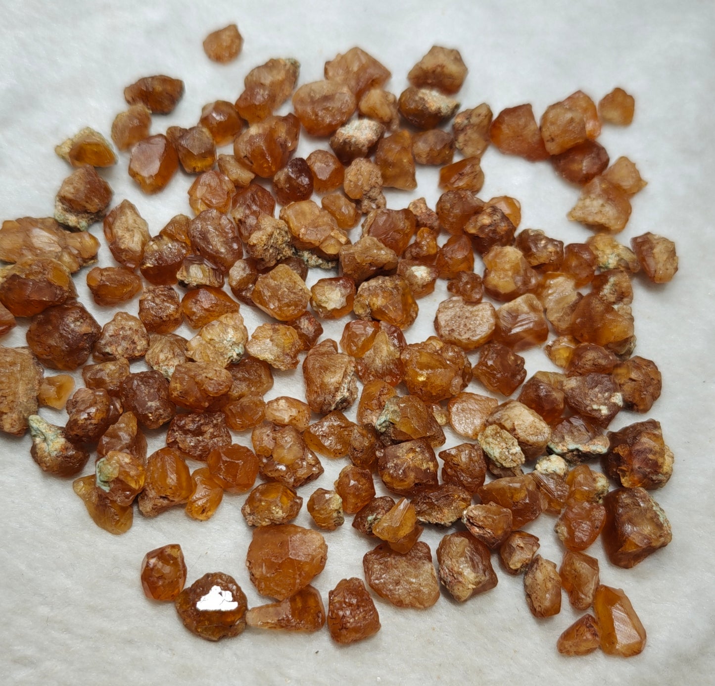 Natural grossular garnet collection 120 grams