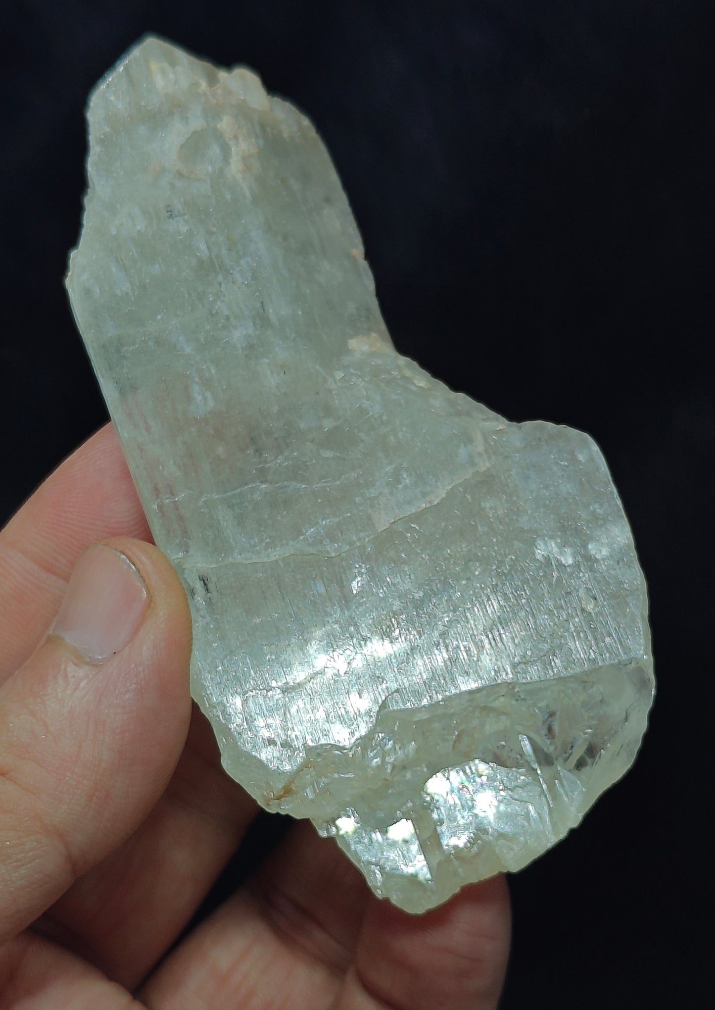 Natural spodumene crystal 167 grams