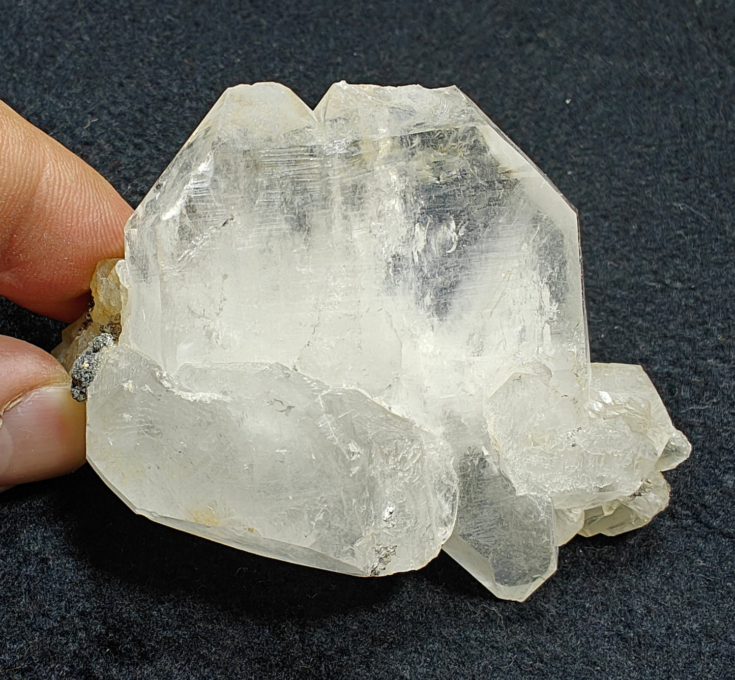 Natural faden quartz crystal 108 grams