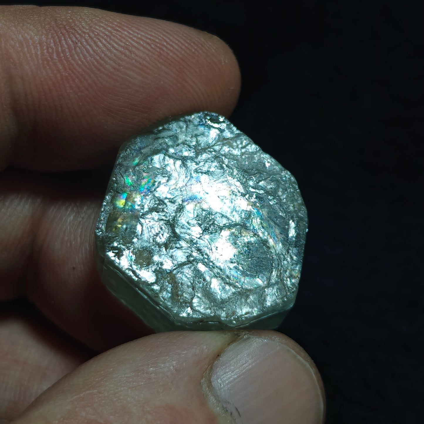 Natural green apatite crystal 14 grams