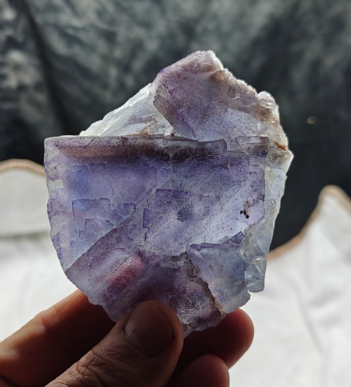 Natural purple Fluorite 289 grams