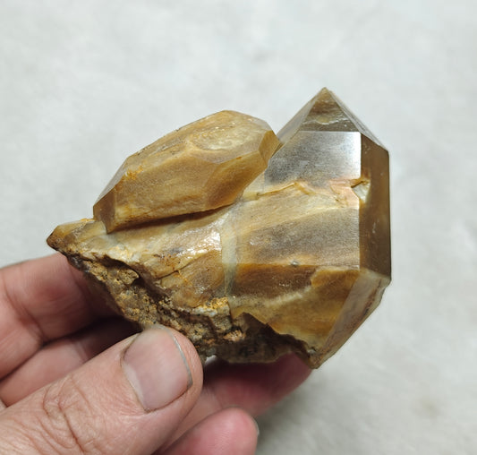 Astrophyllite included Quartz Crystals specimen 210 grams