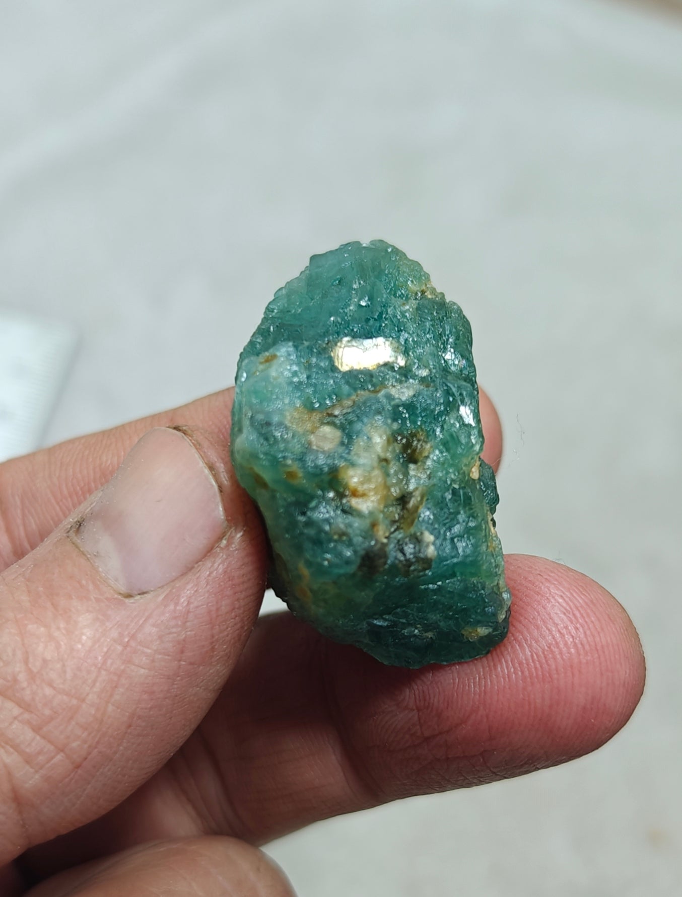 Single beautiful natural rare Grandidierite rough piece 22 grams