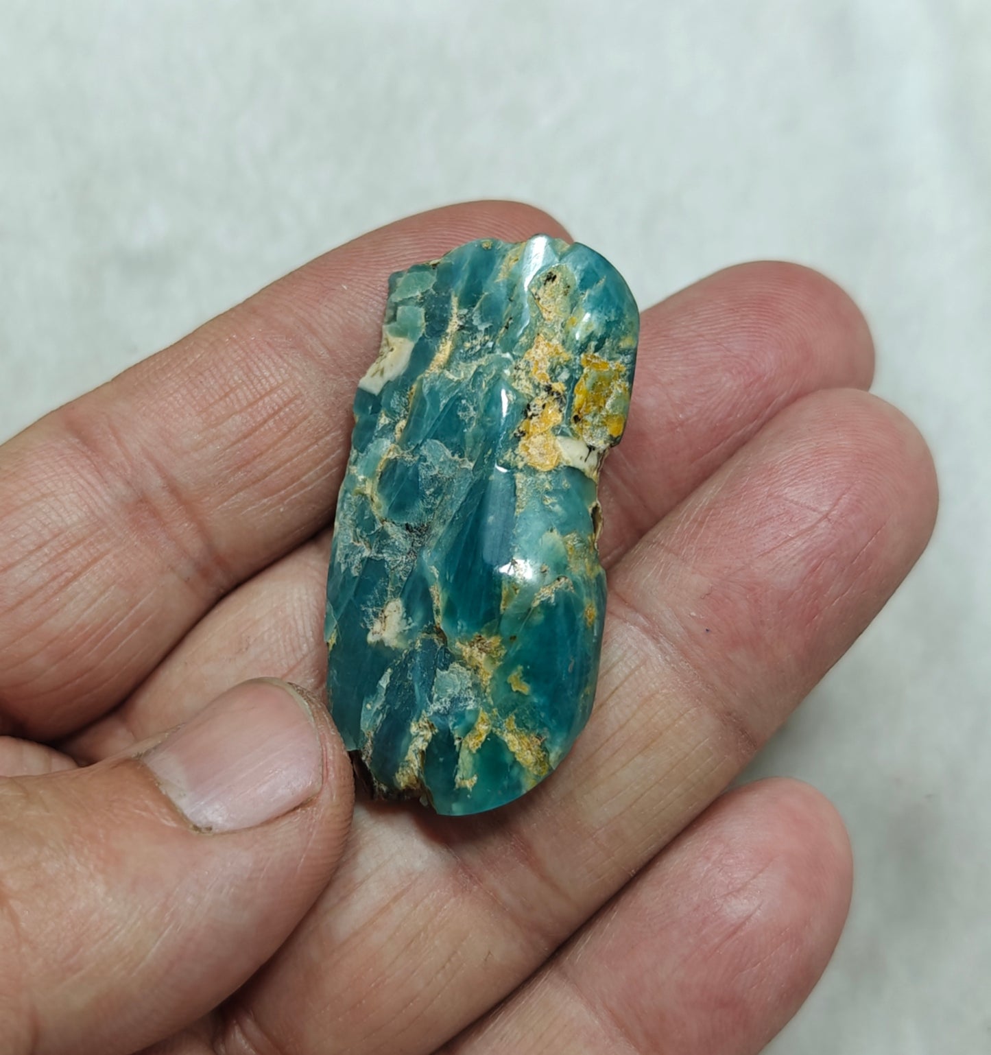 Grandidierite polished tumble 20 grams