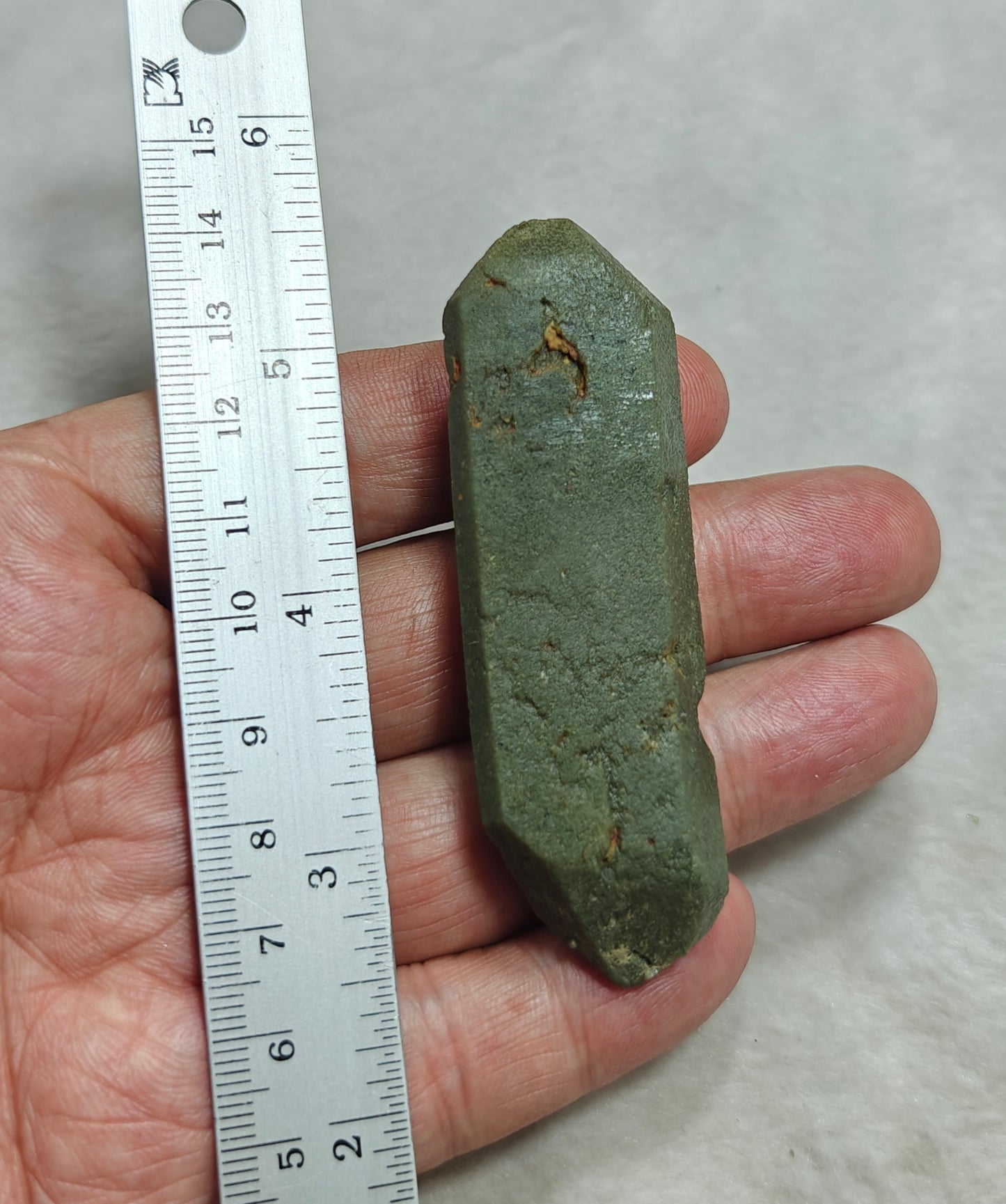 Natural double terminated Chlorite Quartz 46 grams