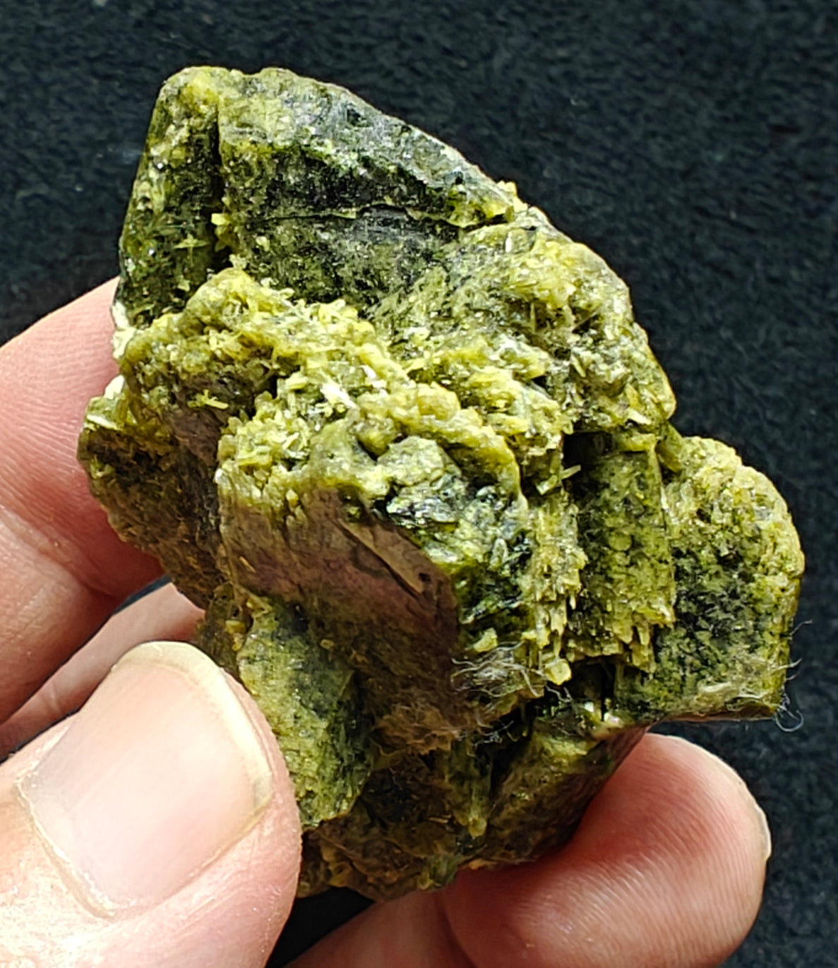 Natural Epidote cluster 78 grams