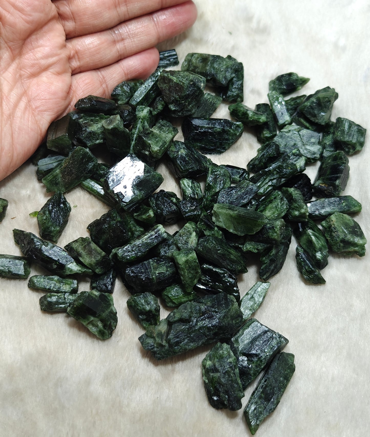Natural diopside crystals 500 grams