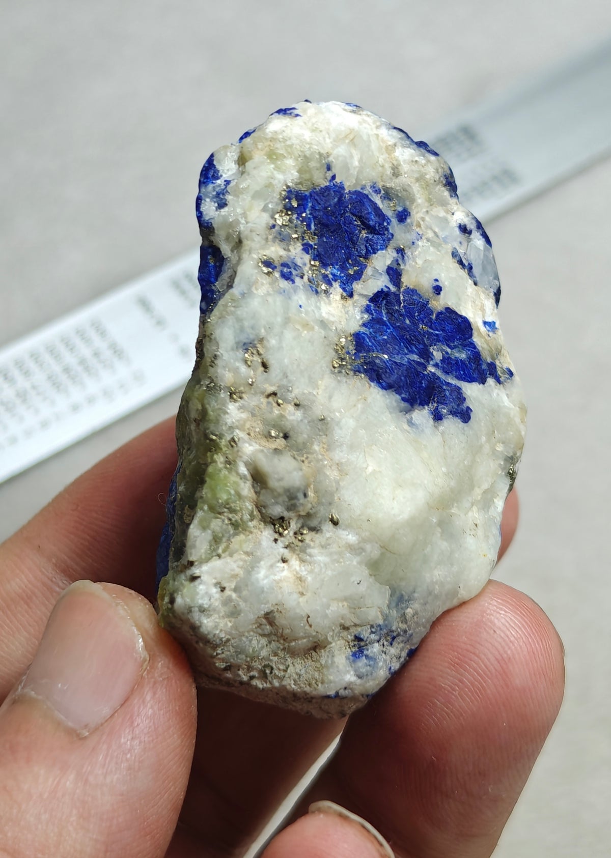 Lazurite in matrix with pyrite 99 grams