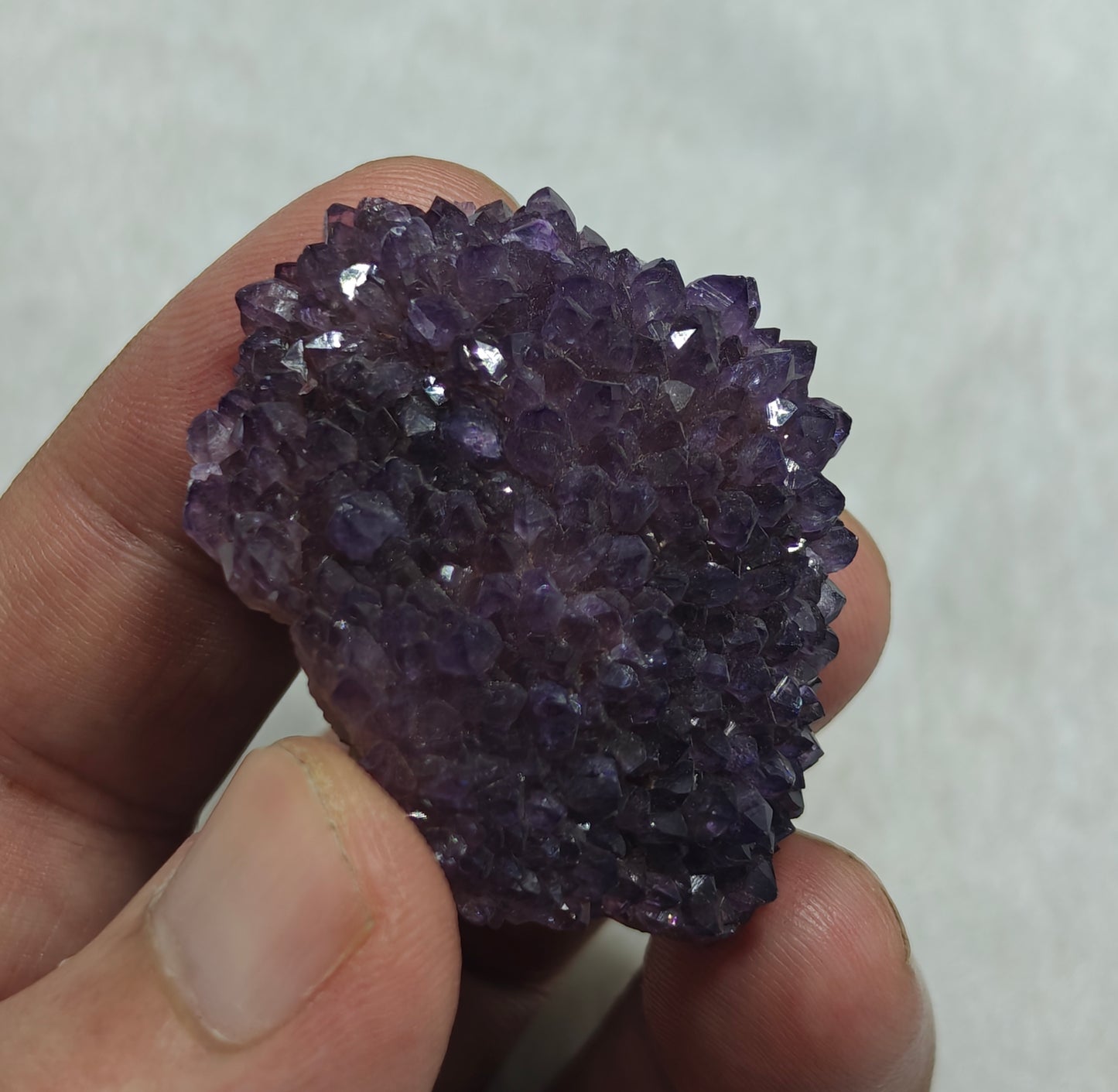 Natural Drusy Amethyst crystals Cluster 40 grams