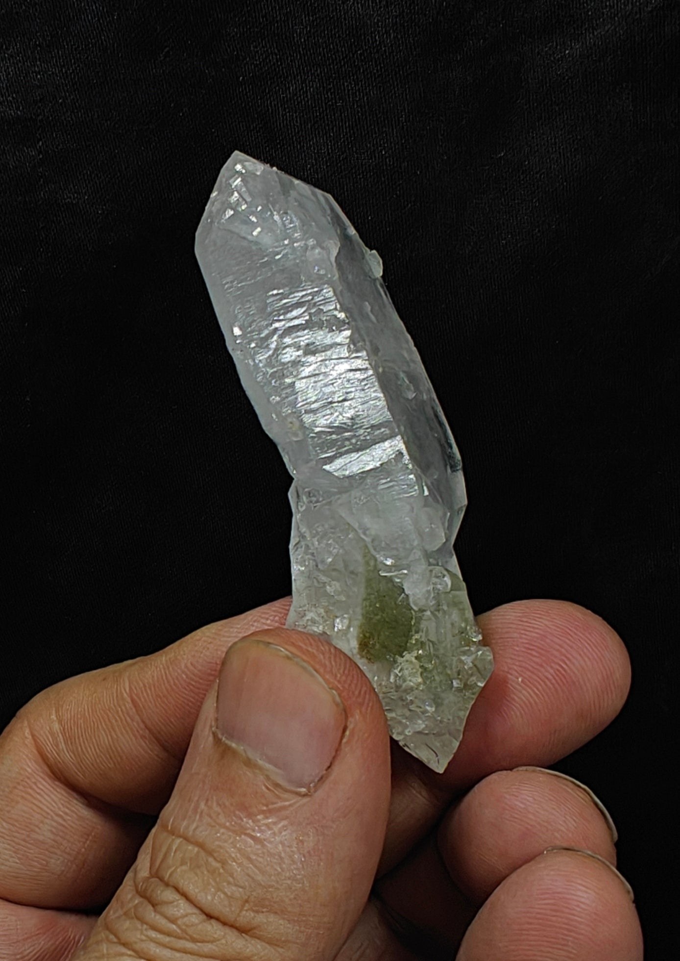 Faden Quartz crystal with some chlorite inclusions 46 grams