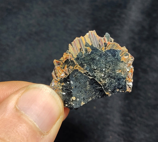 Natural Rutiles On Hematite 8 grams