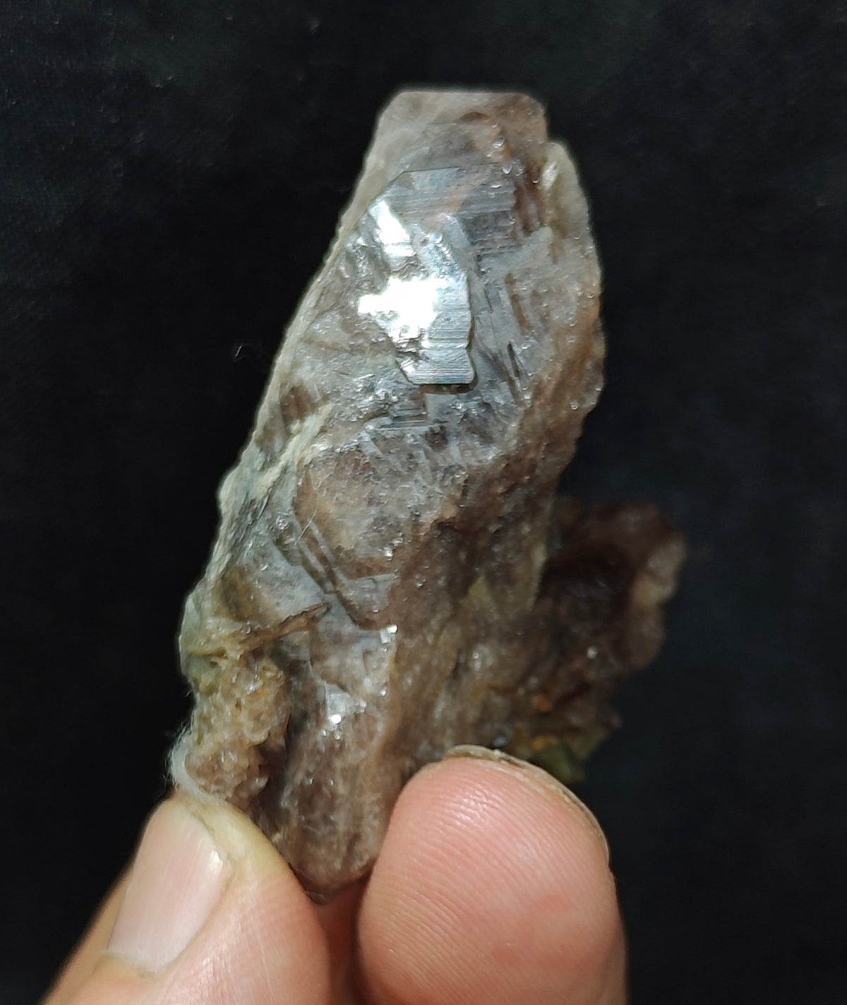 Axinite crystal cluster 38 grams