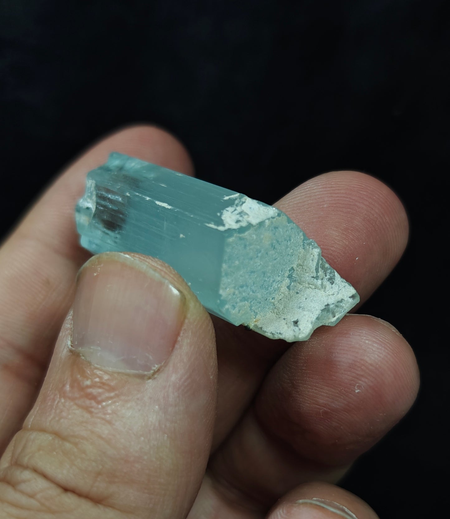 Natural terminated Aquamarine crystal 16 grams
