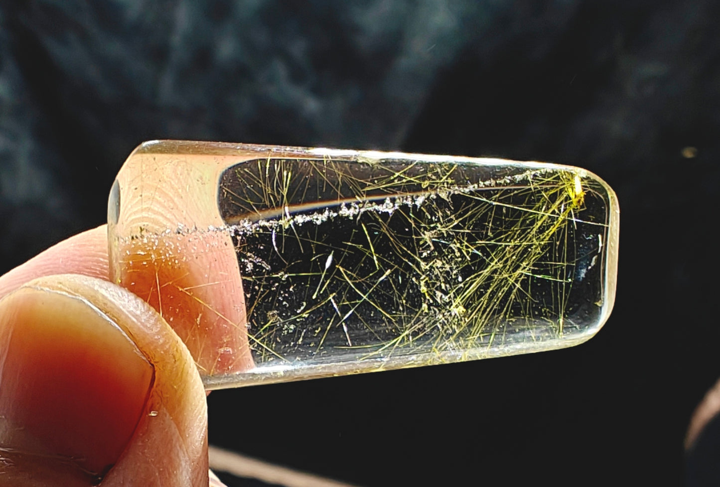 Golden Rutile Included Quartz – Polished Freeform 10 grams