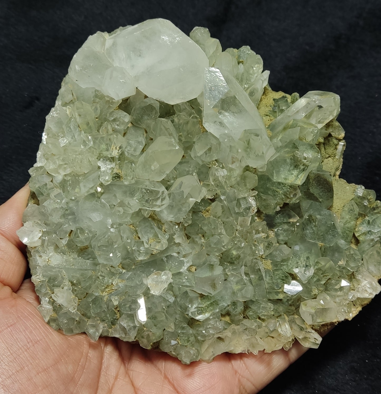 Chlorite Quartz cluster 512 grams