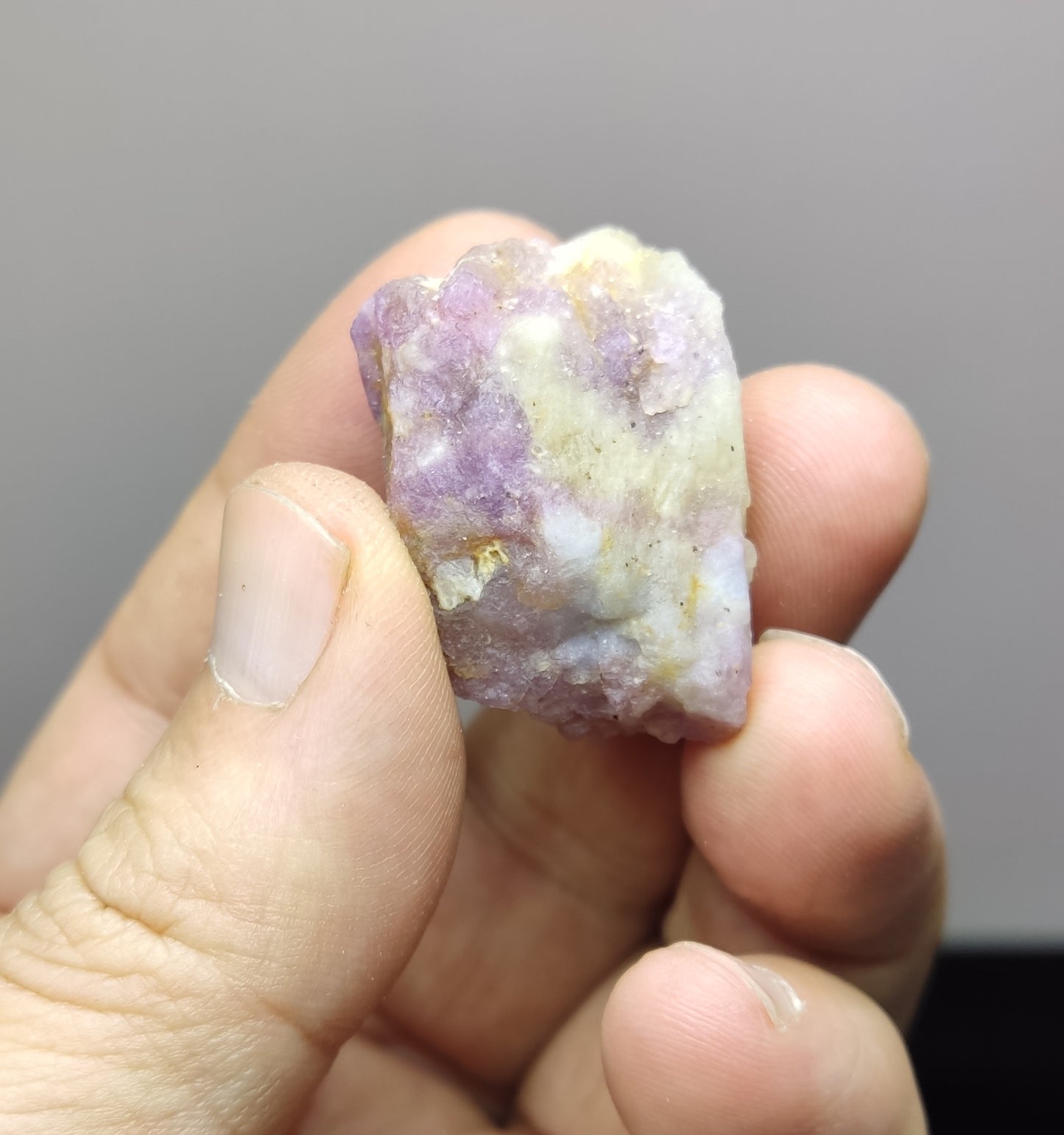 An amazing specimen hackmanite on matrix highly Tenebrescent 17 grams